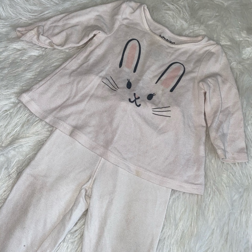 Babygirl jumping beans matching set